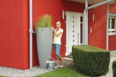 Rezervor de perete tip 2 in 1 Modern dual-function unit ,culoare Zinc Grey 300lt. pentru apa de ploaie 