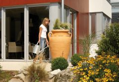 Rezervor pentru apa de ploaie tip Antique Amphora,culoare Terracotta 360lt.