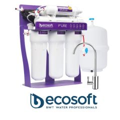 Osmoza inversa premium, Ecosoft Alkafuse PRO, 6 stadii, pompa de presiune si cadru metalic