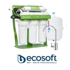 Osmoza inversa premium, Ecosoft Balance PRO, pompa de presiune, cadru metalic, 6 stadi