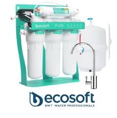 Osmoza inversa premium, Ecosoft Calcium PRO, pompa de presiune pe cadru metalic