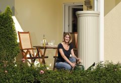 Rezervor pentru apa de ploaie tip Coloana culoare Sandstone 1000lt.