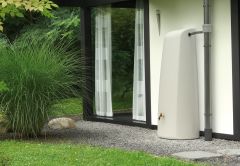 Rezervor de perete pentru apa de ploaie tip Elegance culoare Sandstone 400lt.