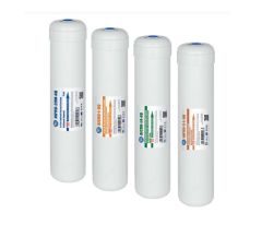 Set 4 filtre cu carcasa alba, filet de 1/4″pentru EXCITO-B