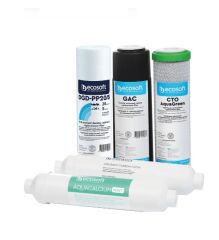 Set calcium, 5 cartuse pentru osmoza inversa premium, pre si postfiltrare