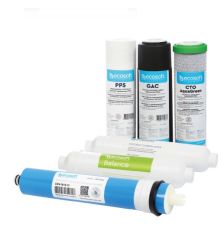 Set complet balance, 6 cartuse pentru osmoza inversa premium, prefiltrare, membrana si postfiltrare