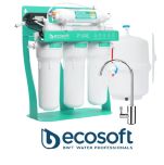 Osmoza inversa premium, Ecosoft Calcium PRO, pompa de presiune pe cadru metalic